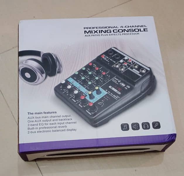 4 chennel mixer/ Amplifier in new condition available 2