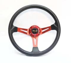 Momo steering wheel red