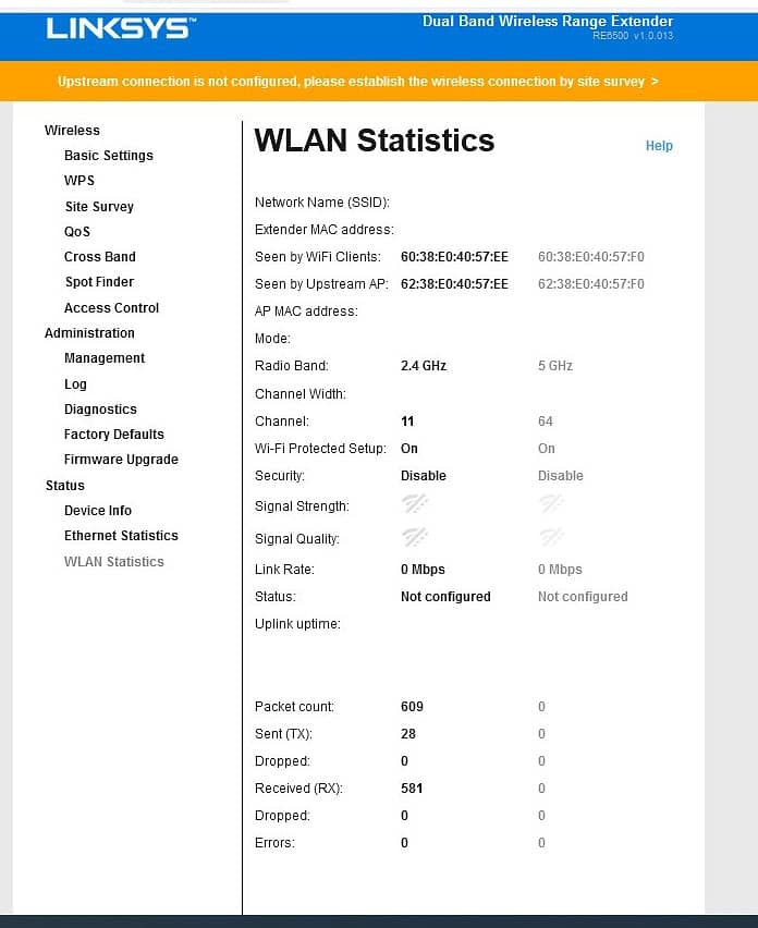 linksys ac1200mbps wifi 12