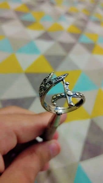 Turkish style ZULFIQAR ring 925 5