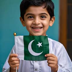Pakistani  Flag for Kids 0