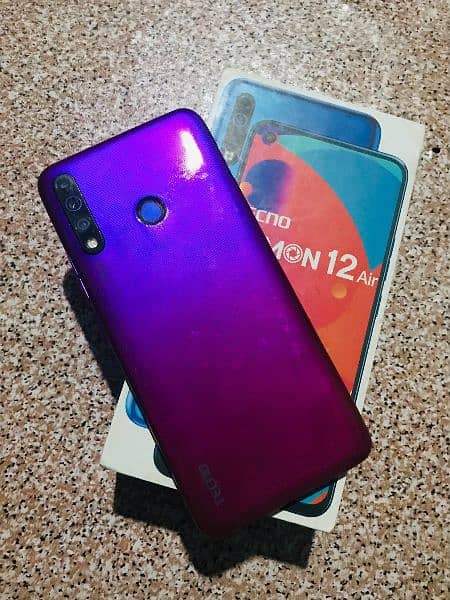 Tecno Camon 12 (4/64) with box Exchange Possible 0