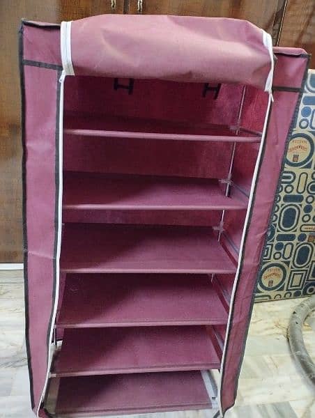 Light weight Covered Shoe Rack 1