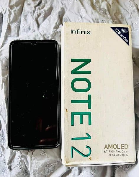 infinix not 12 Sale 6 128 PTA Prof with Box and changer 3