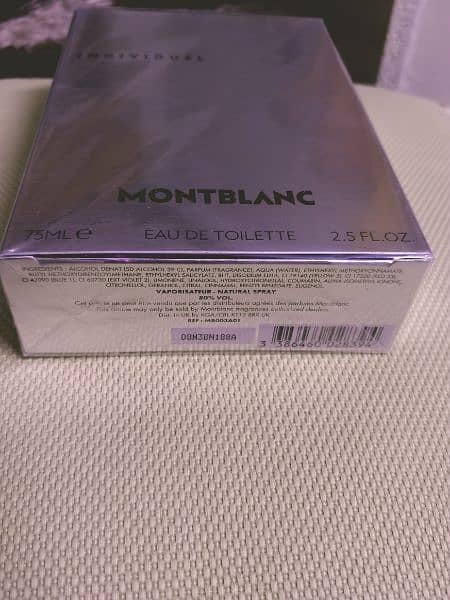 New  Original Montblanc Individuel purfume 3