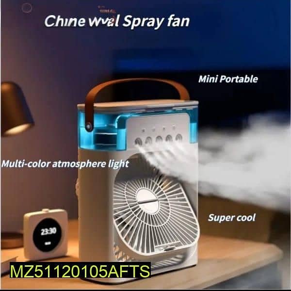 portable mist fan mini cooler 2