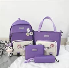 4  & 5 Pcs Light Weight Imported Bag Se