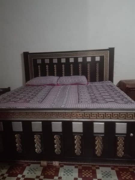 brand new double bed with double chonki 0