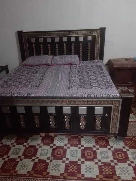 brand new double bed with double chonki 1