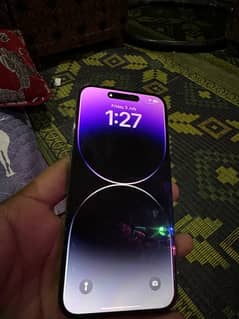 I phone 14pro Max Deep purple color 256gb