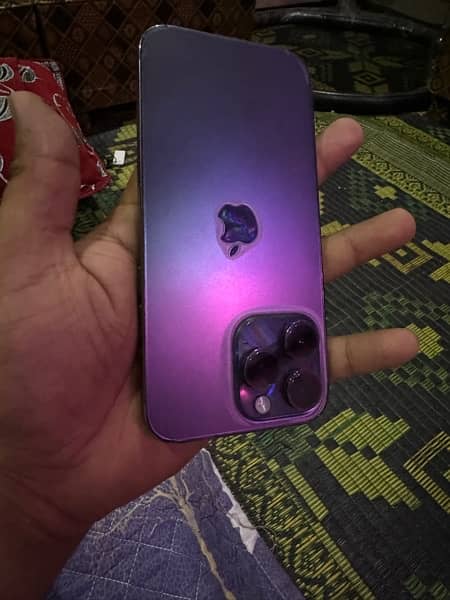 I phone 14pro Max Deep purple color 256gb 3