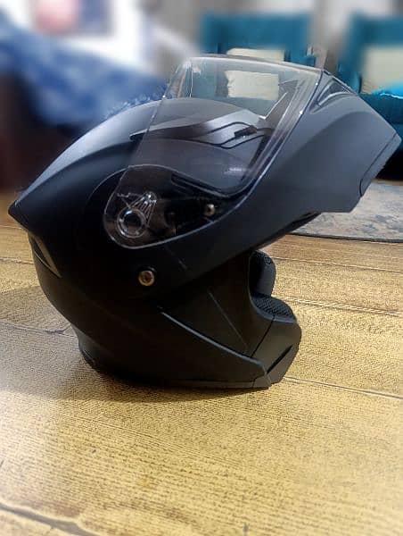 Eagle Star DOT Approved Dual Visor Helmet Matt Black 8