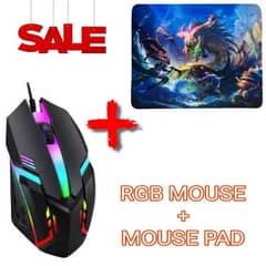 RGB Gamming Mouse /7 Light High Colour -With 7 Led Light (Wired Mouse) 0