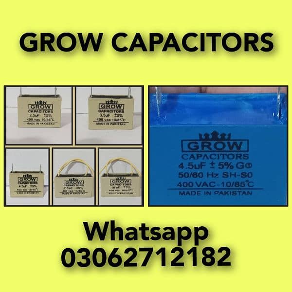 Capacitors for sale 2.5 uf to 50 uf 2
