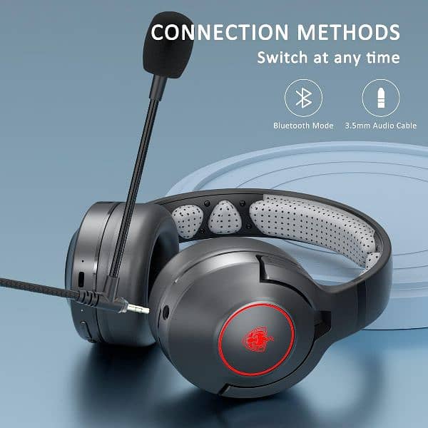 PHOINIKAS Q9 Gaming Bluetooth Headset Over Ear 600mA battery 2