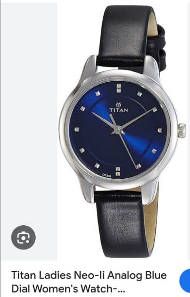 Titan watch for females NN2481SL08 watch with leather strap 7
