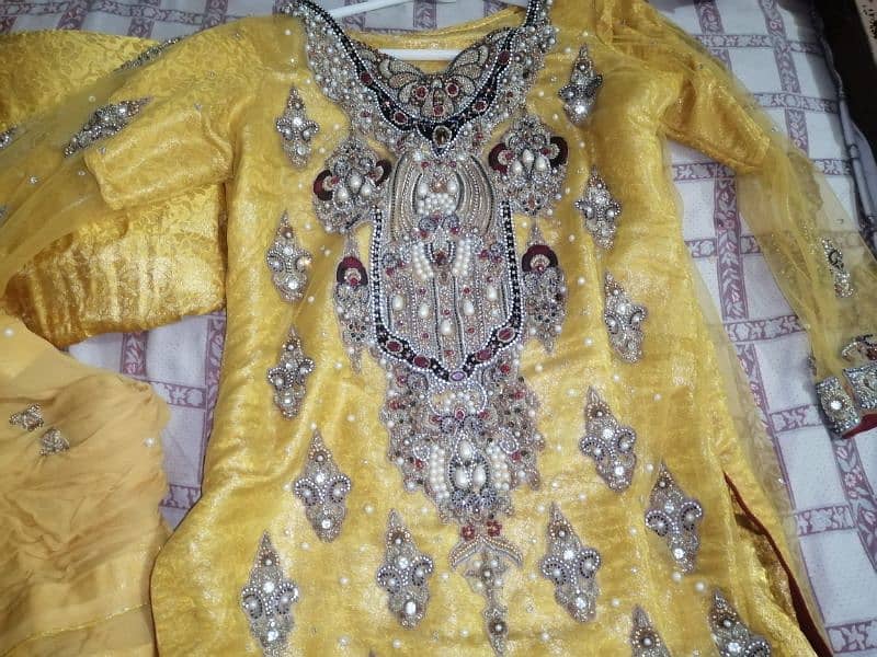 fansy dress with heavy stones 3