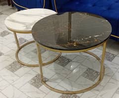 Stylish Round Coffe Table Set