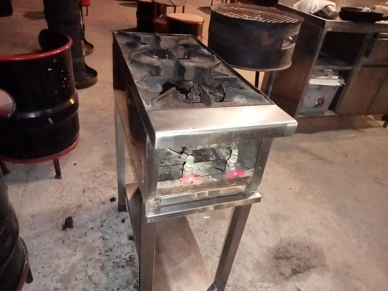 Commercial Stove 2 Burner 3