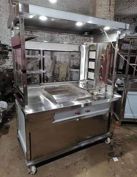 Pizza bakery oven deep fryer slush machine shawarma counter 2