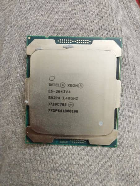 Intel XEON . ES-2643v4.3. 4GHZ 0