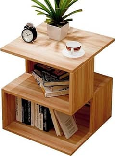 Rectangle Hallow Design Night Stand Storage Bedside Table  Sofa