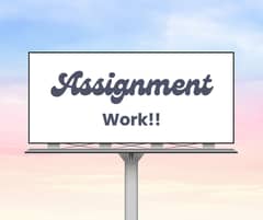 Assignment Job|Writing Work|Typing Job|Homebased Job|Online Job| job