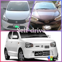 Rent a car without Driver/ Alto/Cultus/Yaris/Altis/ self drive/