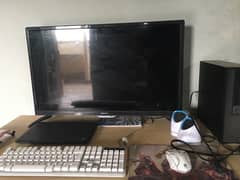 gaming setup for sell exchange possible with laptop