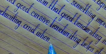 Handwriting assessment work