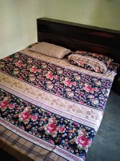 wooden bed for sale good condition urgent selling