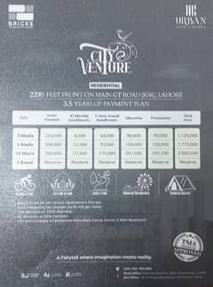 3 Marla resedence plot available for sale on instalment good price