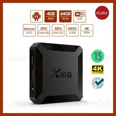 X96Q | 4GB-64GB | Android 13 | 4K Resolution | Android TV Box