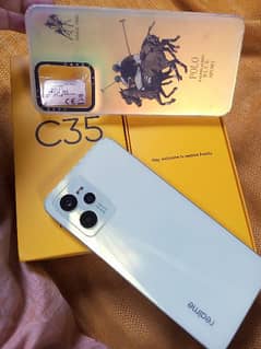 Realme c35 sealed Mobile 4+4/128 GB