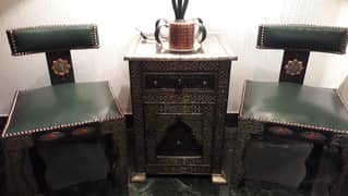 Beautiful Moroccan chairs and table