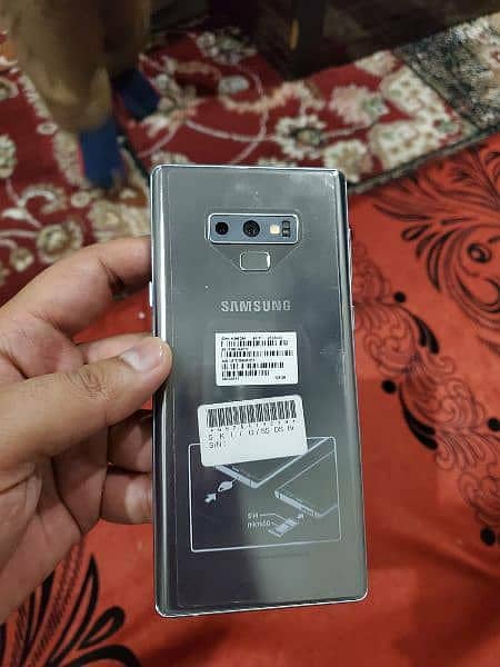 Samsung Note9 6gb 128gb dual sim pta approved 0
