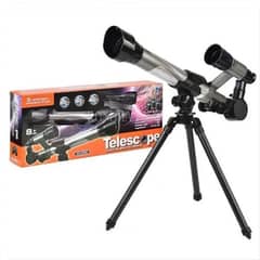 professional astronomical telescope with 3 eyepiece