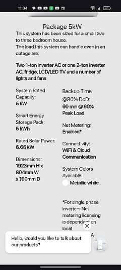 Sky Electric Solar System