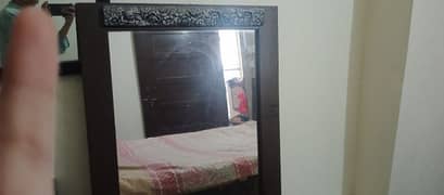 king size bed one mirror good quality of wood