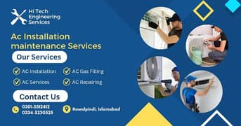 Ac installation ac repairing ac service ac gas filling technician avai