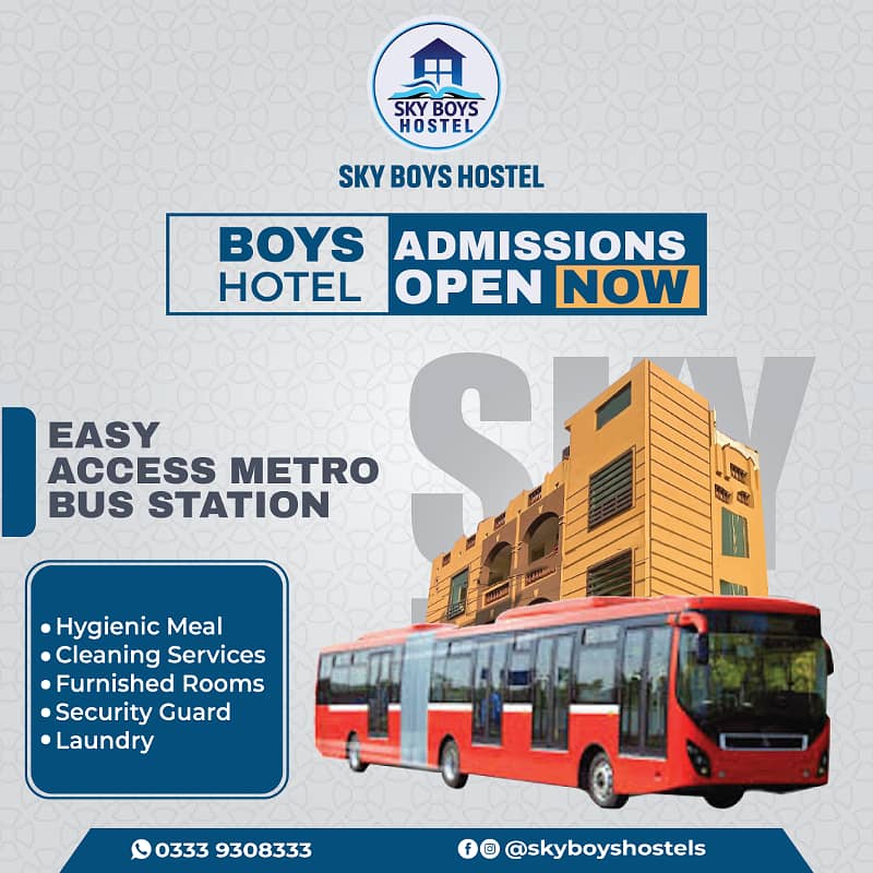 Sky Boys Hostel near Rehmanabad Metro station 12