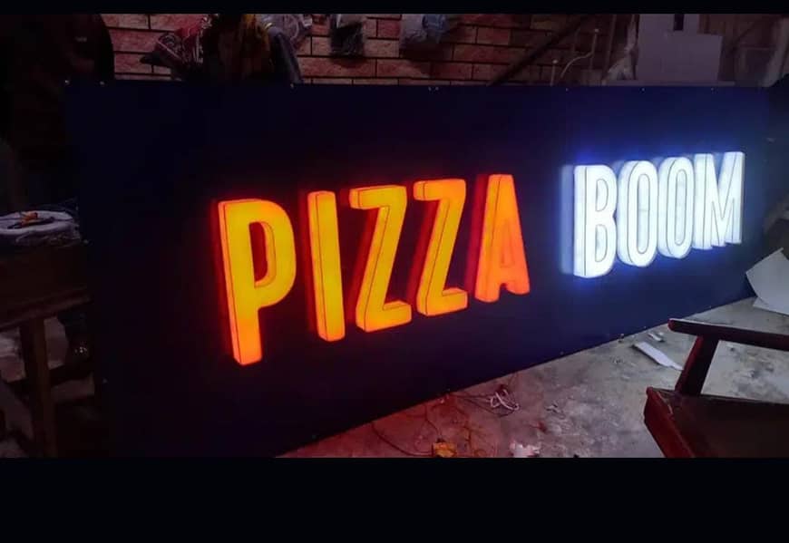 3d sign board / Acrylic Sign board / Neon Sign board / Backlight boar 7