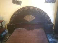 double bed wooden for sale