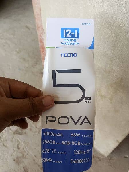 Tecno Pova 5 Pro 1 Month Used 10/10 With 68W Charger And Box 4