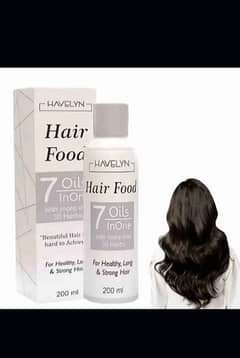 7 Food hair oil