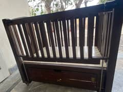Moveable Baby Cot incl Mattress