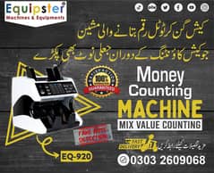 mix value multi currency note counting machine with fake note detect