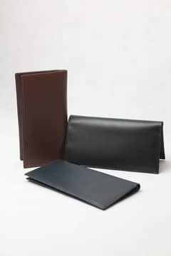 Men’s Premium Cow Leather Wallet - Long Vertical Design