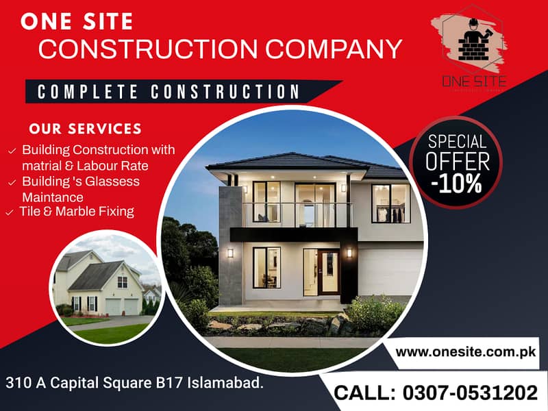 Residential construction services Islamabad, Luxury home builders 0
