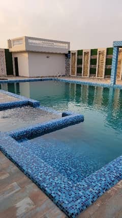 farmhouse with swimming pool for rent on main barki road